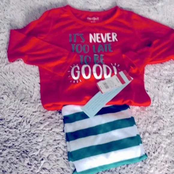 Cat & Jack - Kid’s Christmas Pajamas Size XS 4/5 - Picture 2 of 5